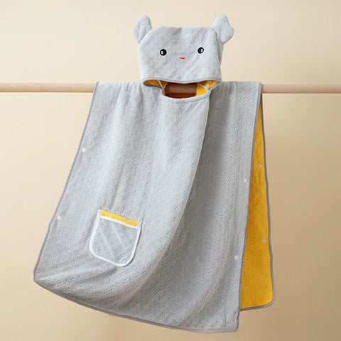 Cartoon Kids Towel -Soft Coral Fleece Towel