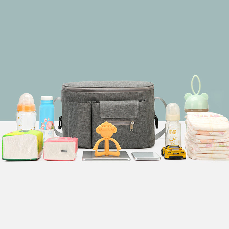 Adjustable Quilted Diaper Bag for Strollers – Stylish, Durable, and Versatile Teeny Pandas