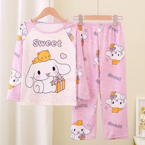 Cartoon Character Children Pajama Set – Cozy and Stylish Sleepwear for Kids