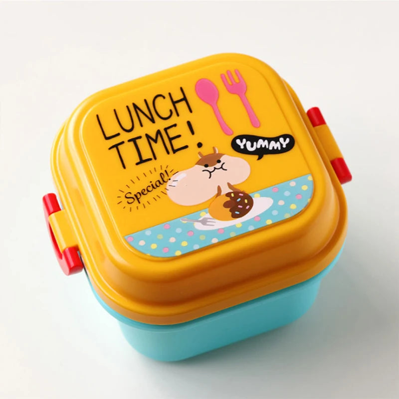 Adorable Cartoon Kids Lunch Box – Safe, Durable & Easy to Use Teeny Pandas