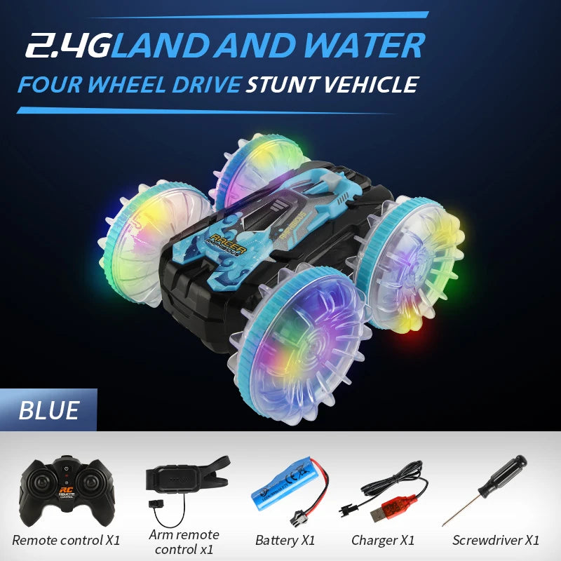 Amphibious Stunt RC Car for Kids - For Indoor and Outdoor Adventure! Teeny Pandas