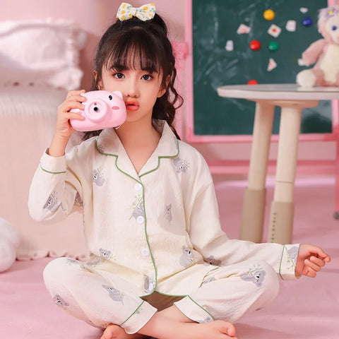 Girls Pajama Set – Cute and Cozy Sleepwear for Autumn and Winter