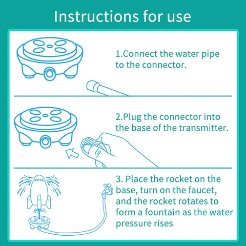 Rocket Launcher Water Sprinkler – Outdoor Water Fun for Kids!