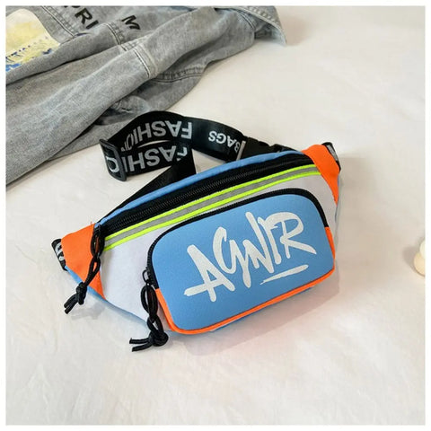Kids Mini Waist Bag – Cute Oxford Fanny Pack and Crossbody Bag