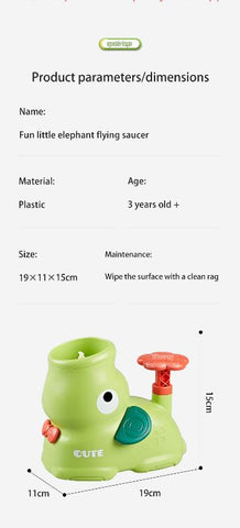 Flying Disc Air Rocket Launcher Toy – Outdoor Soaring Saucer Game for Kids