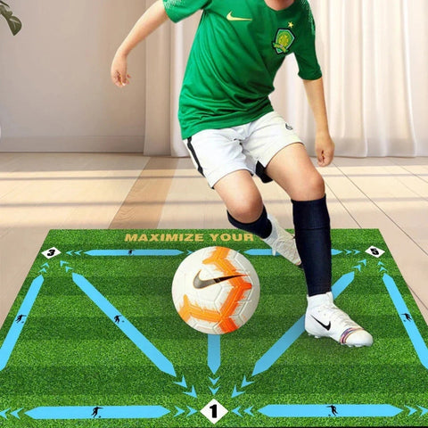 Football Training Mat - Non-Slip & Foldable!