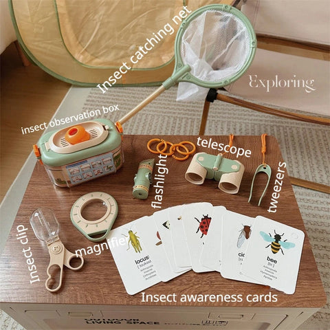 Kids Camping Adventure Toy Set – Complete Outdoor Play Kit Teeny Pandas