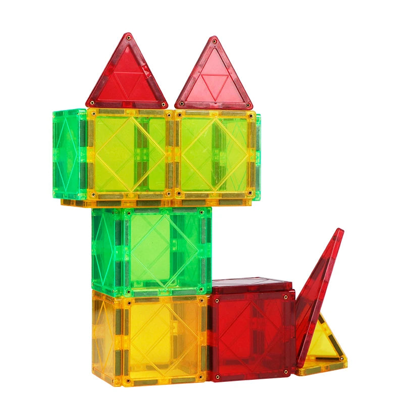 Magnetic Community Figures - 4pcs Toy People Magnetic Tiles Accessories!