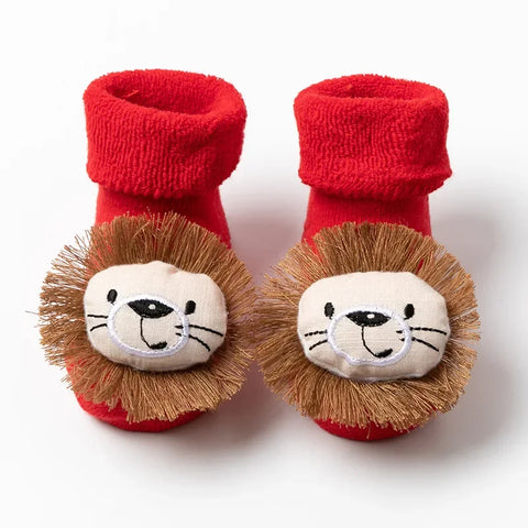 Baby Christmas Socks for Newborns – Cute Non-Slip Winter Cotton Socks for Infants