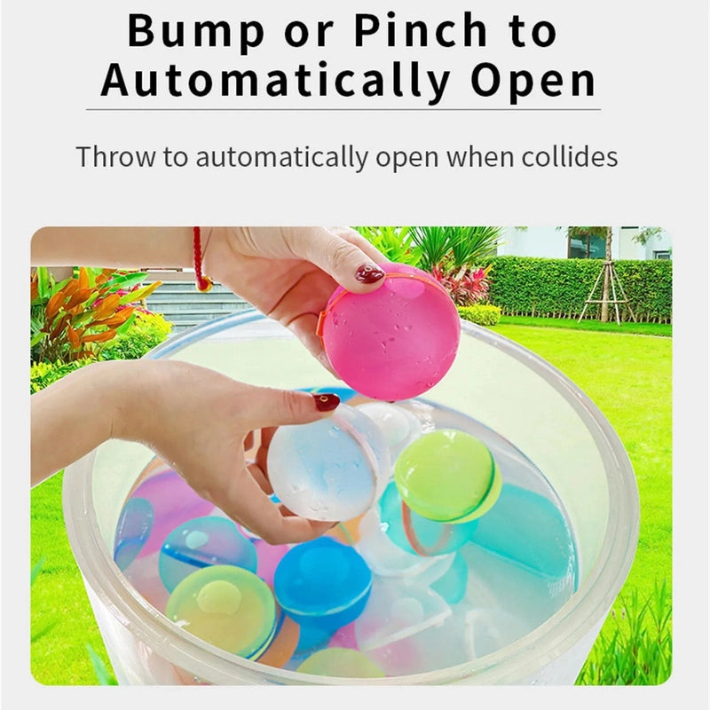 Magnetic Reusable Water Balloons | Self Sealing, Eco-Friendly & Reusable Fun Teeny Pandas