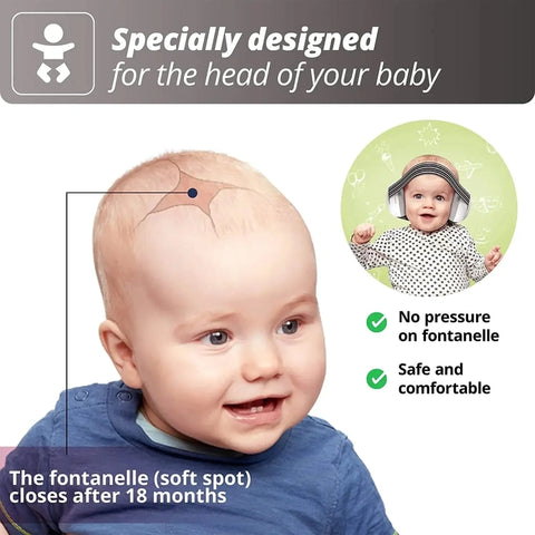 2 in 1 Infant and Toddler Noise Cancelling Headphones - For Soundproof Earmuffs Teeny Pandas