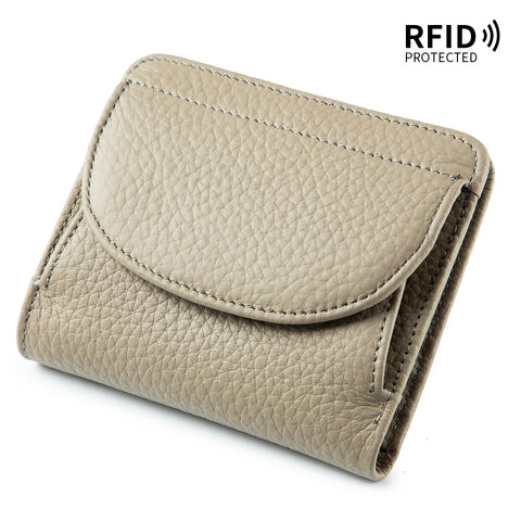 Fashion Girls Wallet – Genuine Leather Small Coin Purse and Card Holder