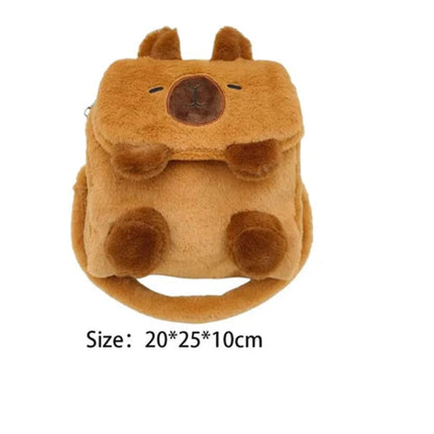 Adorable Capybara Plush Shoulder Bag for Kids - Cute and Stylish! Teeny Pandas