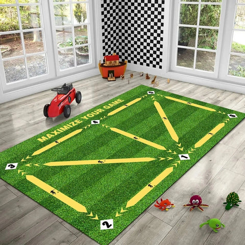 Football Training Mat - Non-Slip & Foldable!