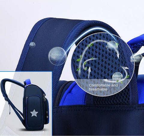 Superhero Cartoon Backpack for Kids – Kindergarten and Elementary School Students