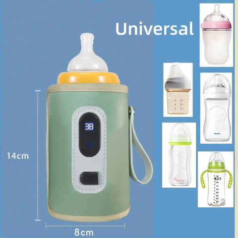 USB Baby Bottle Thermal Bag – Universal Digital Display Nursing Bottle Heater