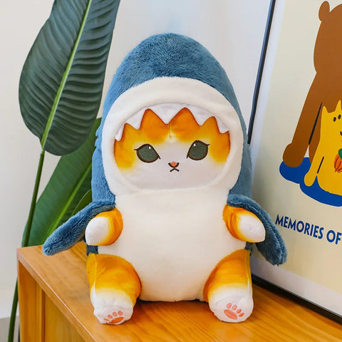 Adorable Cat Shark Plushies