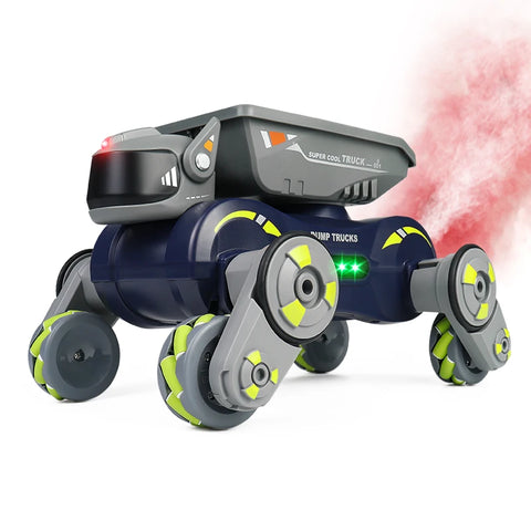 8-Wheel Mechanical Robot Dog | Mult Terrain Functionality & Gesture Sensing