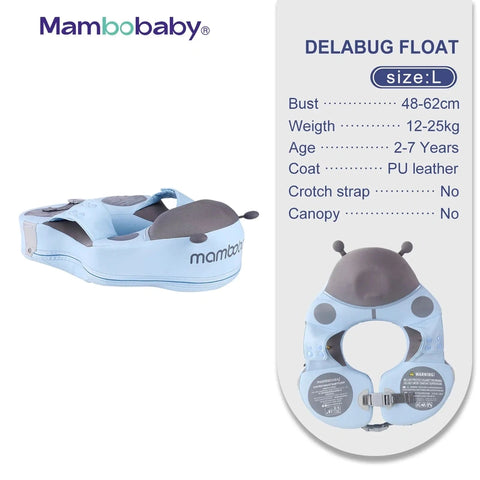 Blue Baby Swim Float - For Safe and Fun Swimming Experience! Teeny Pandas