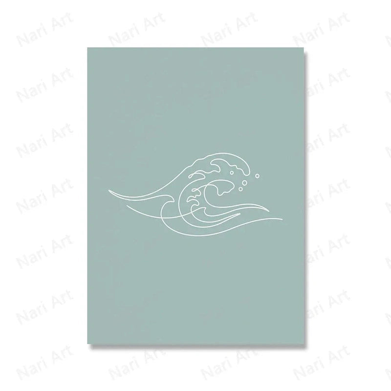 Boho Surf Canvas Prints - For Playful Spaces Teeny Pandas