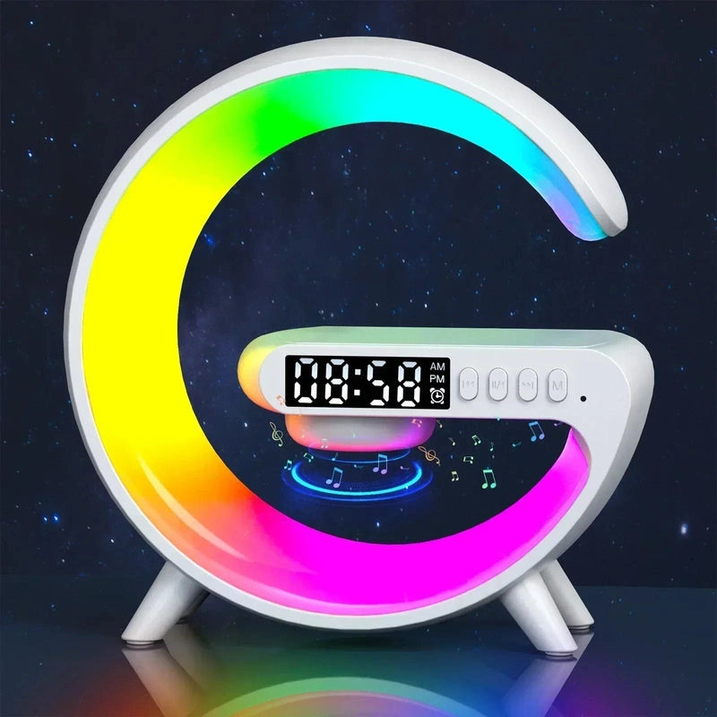 Smart LED Alarm Clock with Wireless Charging & Adjustable Night Light – Perfect Bedside Companion for Kids Teeny Pandas