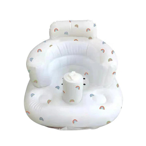 Inflatable Baby Sofa Seat with Safety Support - Designed for your Baby's Safety! Teeny Pandas