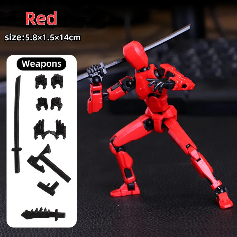 Durable T13 Action Figures for Kids - For Fun Adventure Every Play! Teeny Pandas