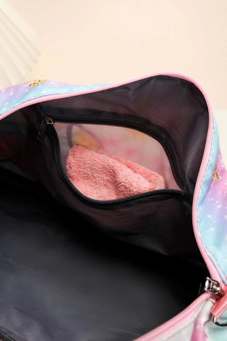 Large-Capacity Unicorn Print Handbag for Kids
