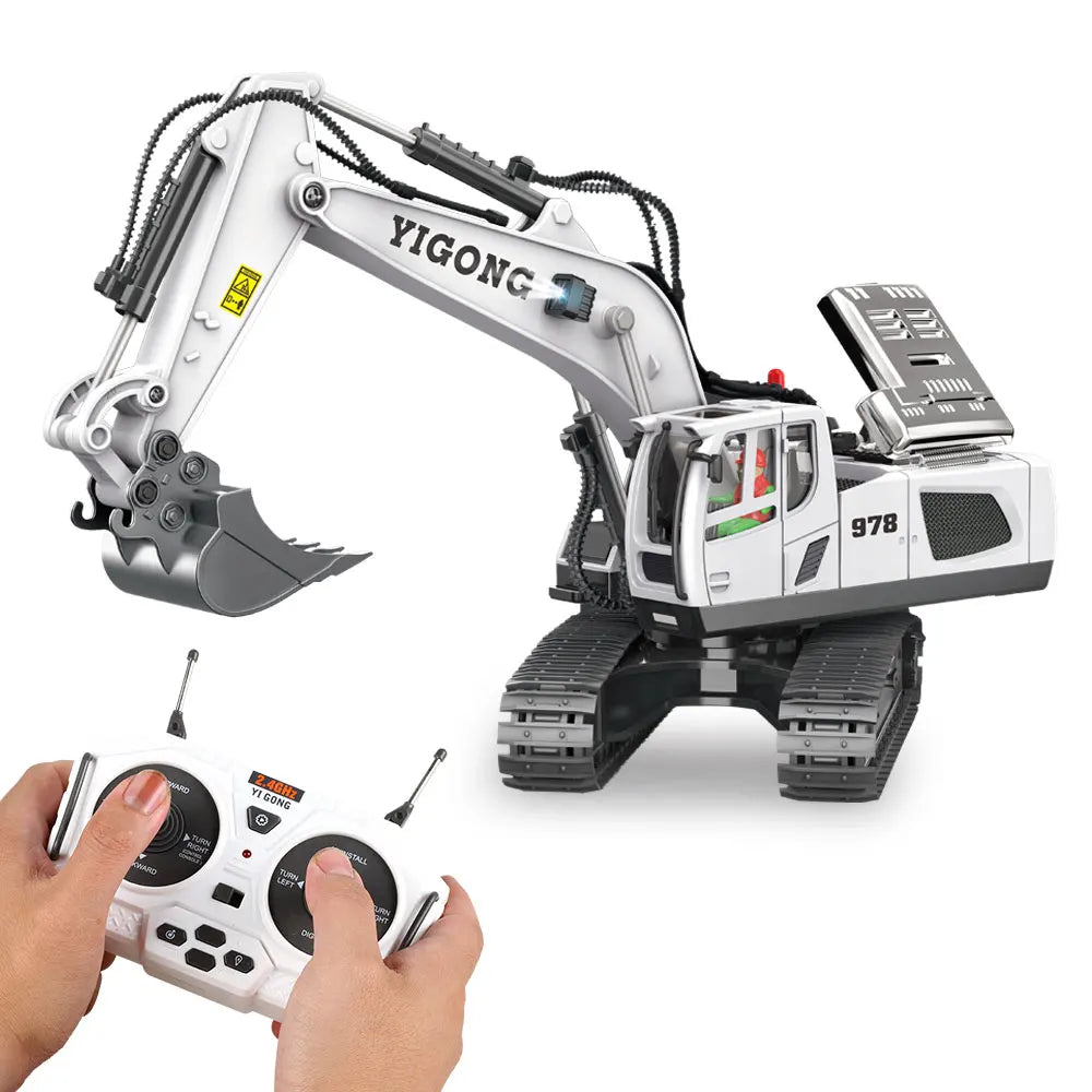Remote-Controlled Construction Machinery Toys 1/24 - The Ultimate Construction Adventure! Teeny Pandas