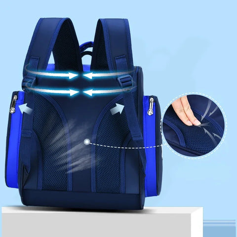 Superhero Cartoon Backpack for Kids – Kindergarten and Elementary School Students