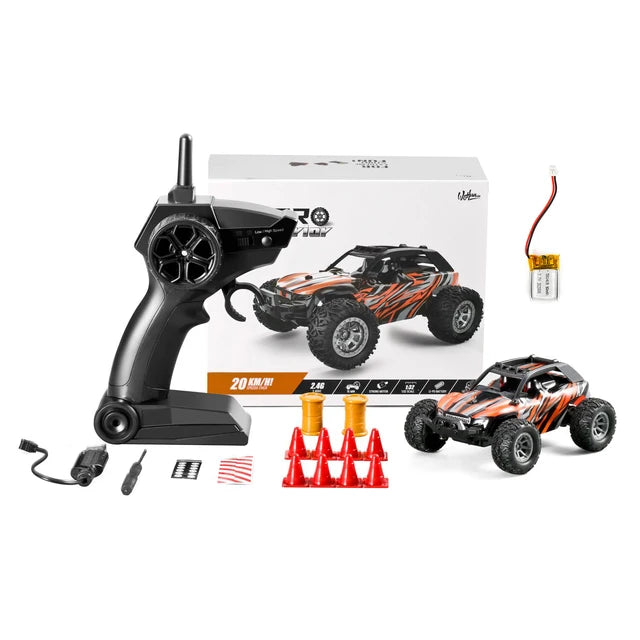 Rugged Kids RC Monster Truck 1/32- Brushless High-Speed Adventure! Teeny Pandas