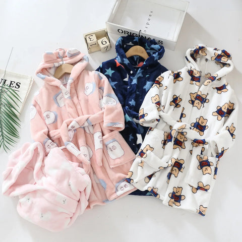 Winter Bath Robe for Girls & Boys