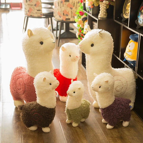 Plush Alpacasso Toy - Soft Stuffed Alpaca Doll