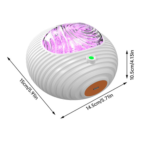 LED Aurora Galaxy Projector Night Lamp - With Bluetooth Speaker