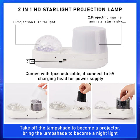 Ocean Starry Projector LED Night Light