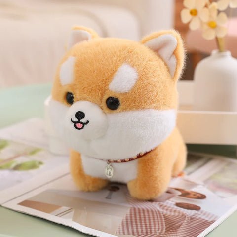 Cute Fluffy Shiba Inu, Bichon & Husky – Kawaii Stuffed Puppy Plushies