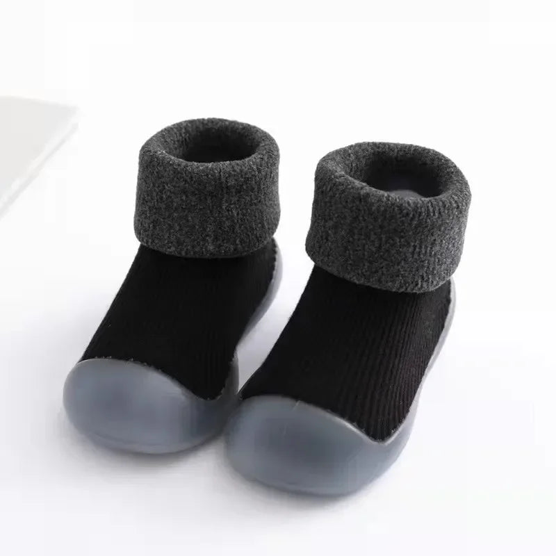 Winter Black Sock Shoes – For Babies & Young Children Teeny Pandas
