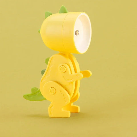 Mini Dinosaur Night Light - Cute Battery-Powered LED Lamp for Kids