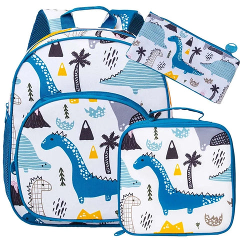 Toddler Backpack Set for Girls and Boys – Preschool Bookbag with Lunch Bag and Pencil Case