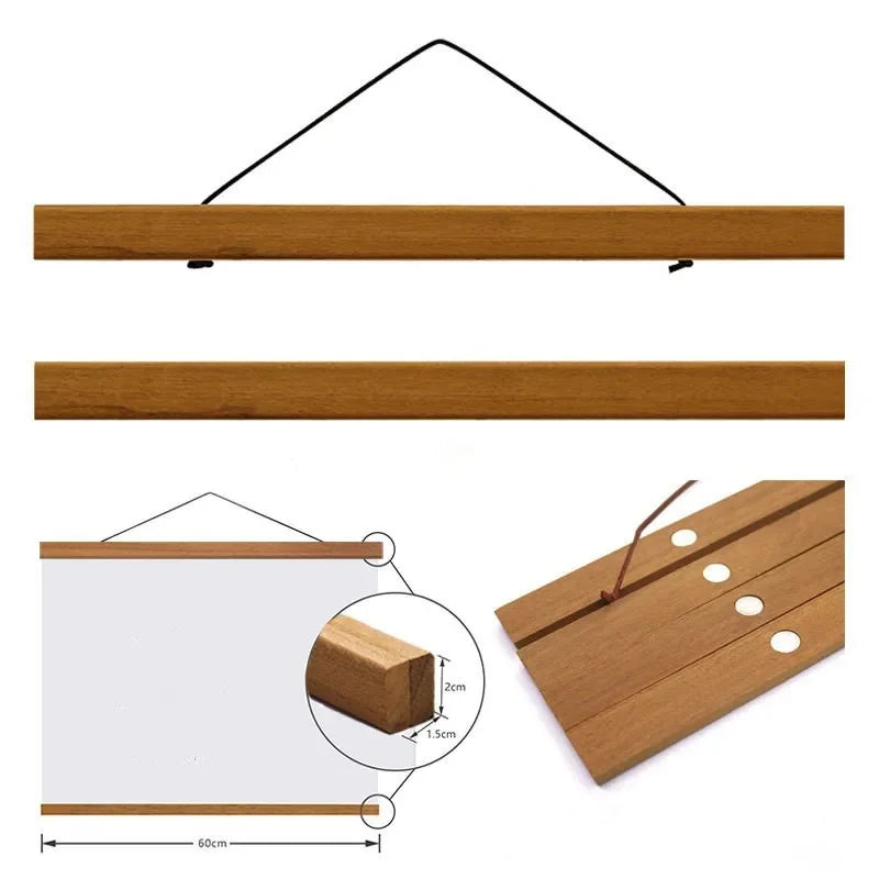 Magnetic Poster Hanger Frame – Sleek Wall Display Teeny Pandas