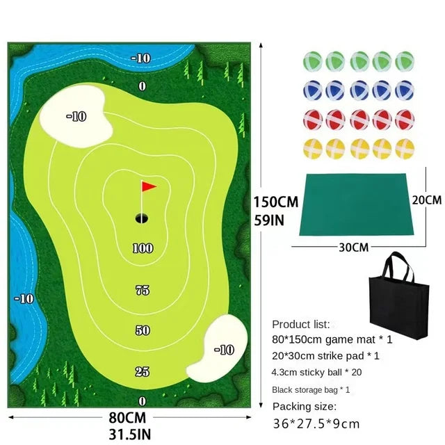 Mini Chipping Golf Set for Kids - Swing, Score, and Soar with Mini Golf Adventures! Teeny Pandas