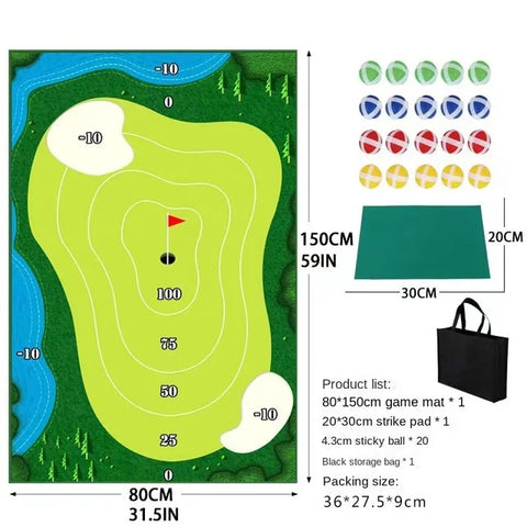 Mini Chipping Golf Set for Kids - Swing, Score, and Soar with Mini Golf Adventures! Teeny Pandas