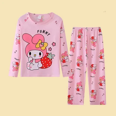 Lovely Children Pajama Set – Soft, Comfortable, and Trendy Sleep Clothes