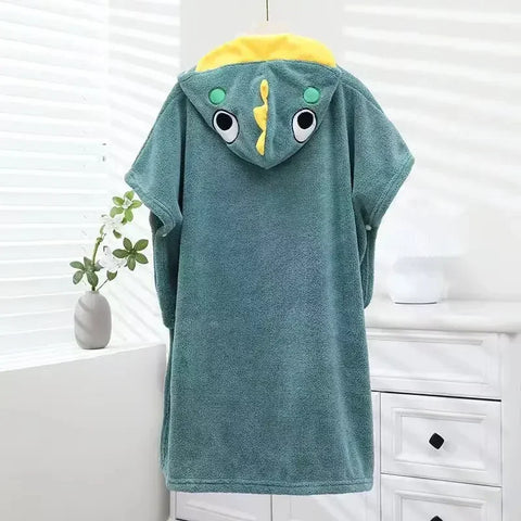 Animal Hooded Towels for Kids - Coral Fleece Kids Towel