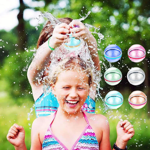 Magnetic Reusable Water Balloons | Self Sealing, Eco-Friendly & Reusable Fun Teeny Pandas