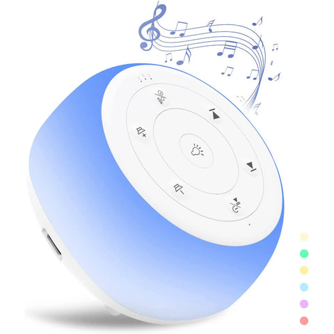 White Noise Machine with 7 Colors Night Lights - Baby Sleep Soother