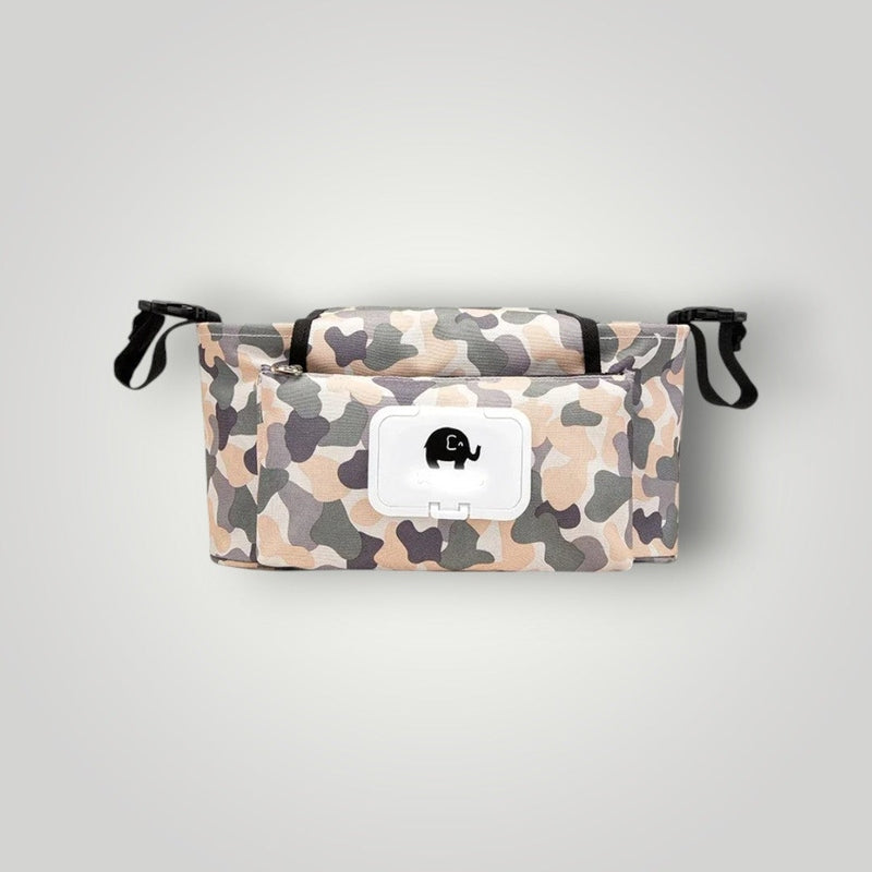 Universal Stroller Organizer - With Insulated Cup Holders Teeny Pandas
