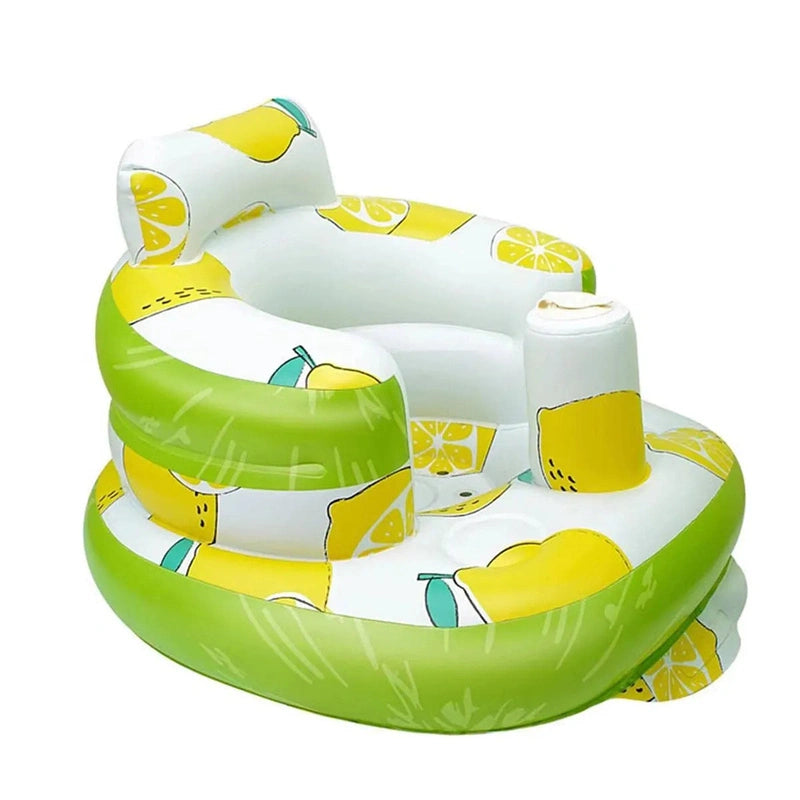 Inflatable Baby Sofa Seat with Safety Support - Designed for your Baby's Safety! Teeny Pandas