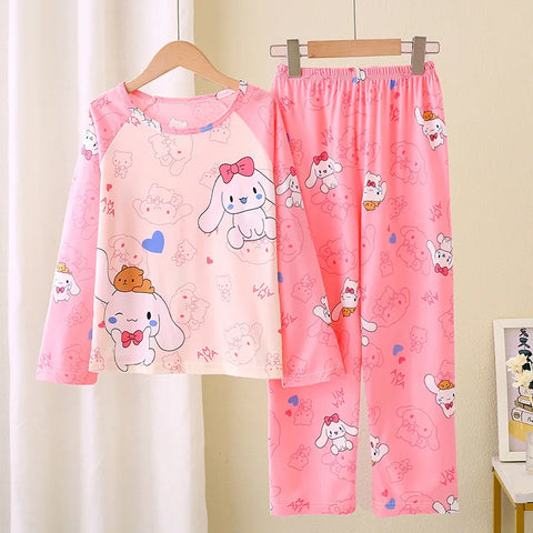 Kawaii Children Pajama Set – Soft & Comfortable Anime Print Sleepwear