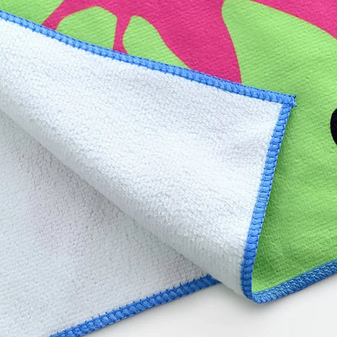 Princess Girl Beach Towel with Hood – Hooded Bath Robe for Kids